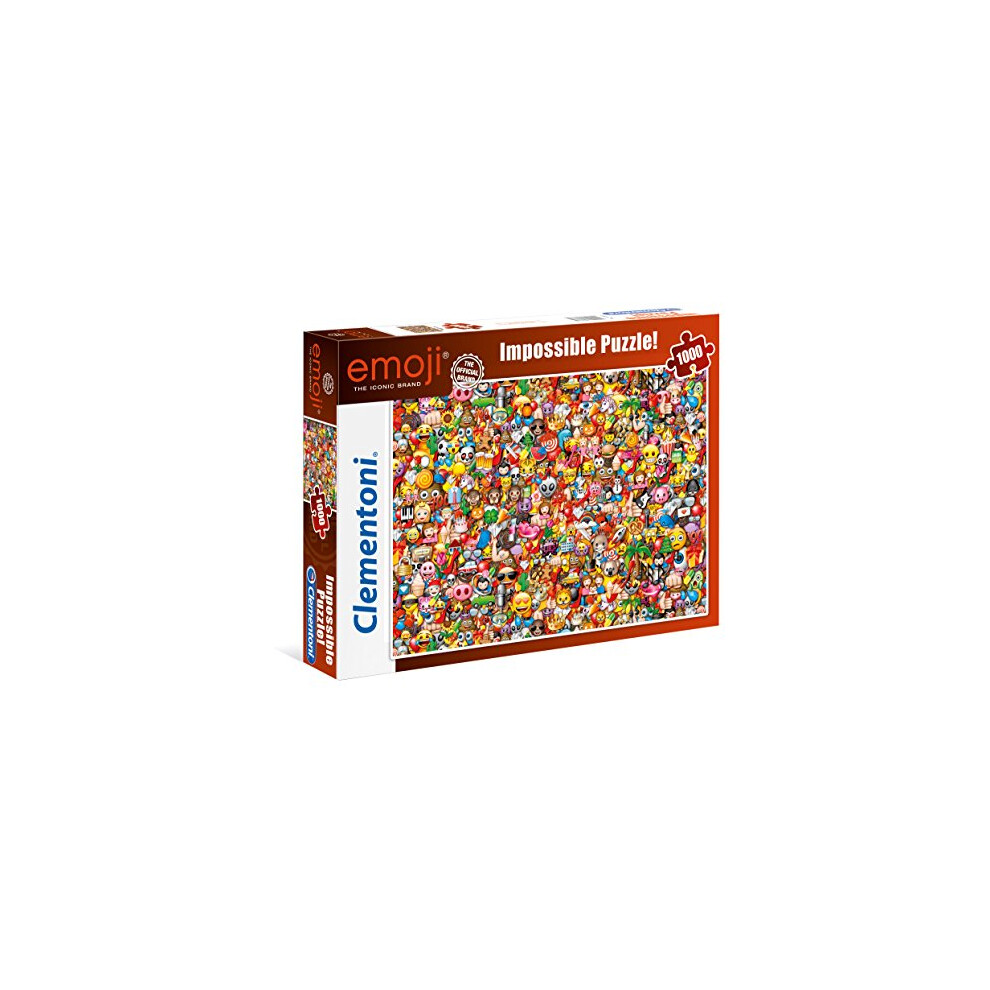 Clementoni 39388 "Impossible Emoji" Puzzle puzzle for children and adults -1000-Pieces, Multicolor