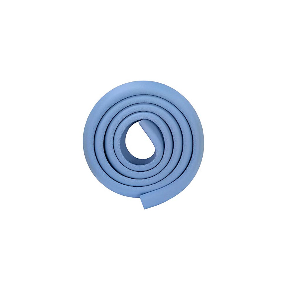 M2cbridge L Shape Extra Thick Furniture Table Edge Protectors Foam Baby Safety Bumper Guard 2 M (Blue)