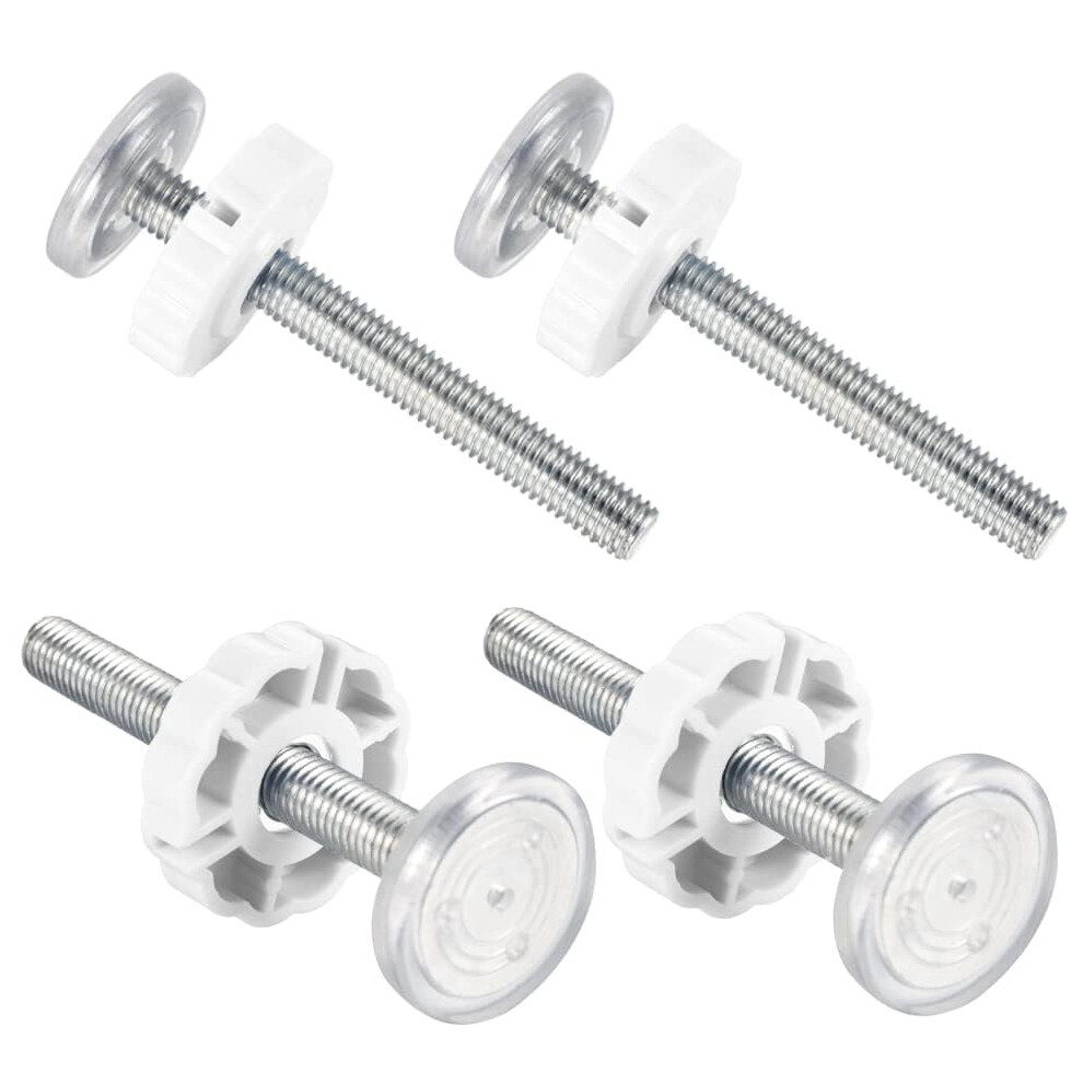 Lonely High Heels 4 Pack Pressure Mounted Boltskit For Baby Gate Pet Dog Wall Protector Threaded Spindle Rods Long Screws M10(90Mm) Stair Walk Thru Gates Spares Lindam