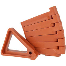 24 Pcs Pots Feet Plant Flower Invisible Pot Risers Triangle Toes Lifters Plastic Planters Stand for Better Water Drainage Indoor and Outdoor Garden