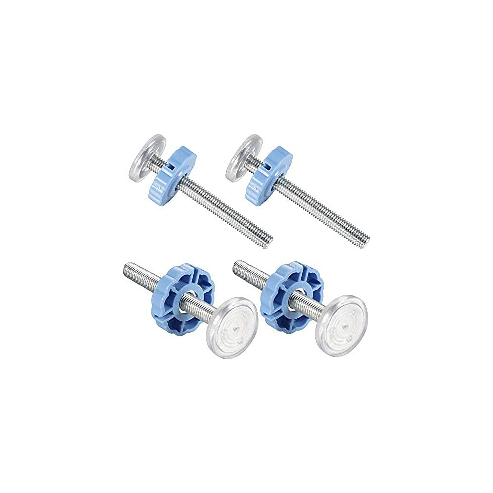 Lonely High Heels 4 Pack Pressure Mounted Baby Gates Threaded Spindle Rods M10 Walk Thru Gates Accessory Screw Bolts Kit For Baby Safety Gates Pet Dog Gate Stair