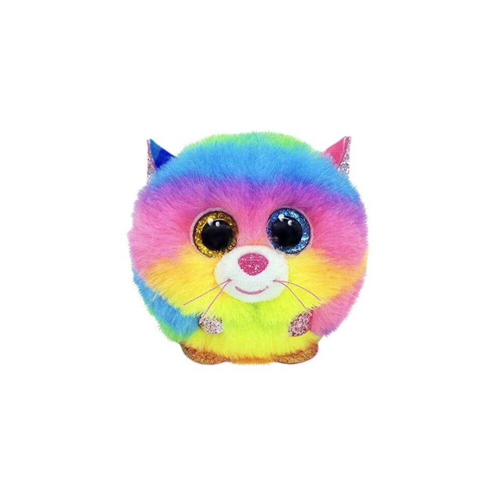 TY 2007540 Gizmo Cat Puffies Plush Animal, Multicolor