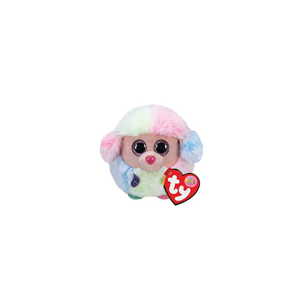 Ty UK Ltd 2005127 Rainbow Poodle Puffies Plush Animal, Multicolor, 7cm