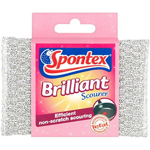 Spontex Brilliant Scourer Pad (Pack of 12) 1