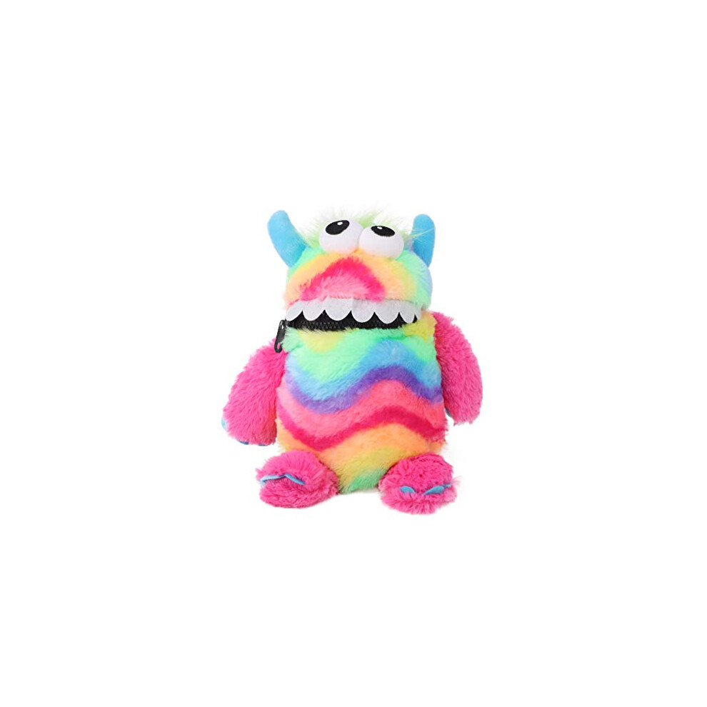 Toyland? 9" (23cm) Rainbow Colour Worry Monster Plush Soft Toy - Loves Eating Your Worries