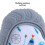 Nuby Nuby Teething Mitt, Grey 4