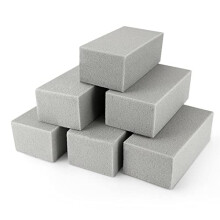 LOLYSIC 6Pcs Dry Floral Foam Bricks, Florist Floral Foam Block for Artificial Flowers, Flower Sponge Florist Foam Block for Fresh Artificial Flowers