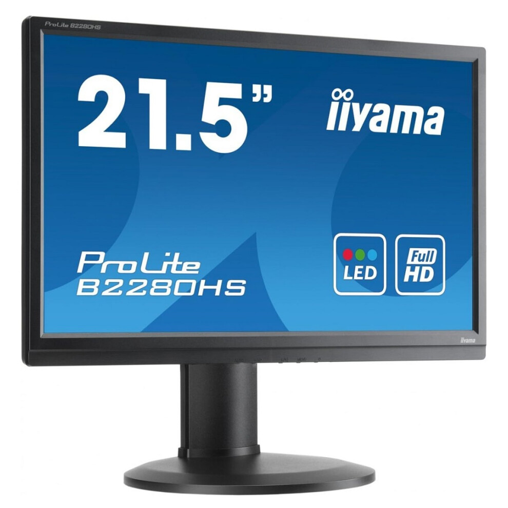 Iiyama Monitor ProLite B2280HS-B1 LED Full HD 21.5" HDMI DVI-D VGA