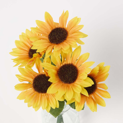 Homescapes HOMESCAEPS Handmade Sunflower Artificial Bouquet 1