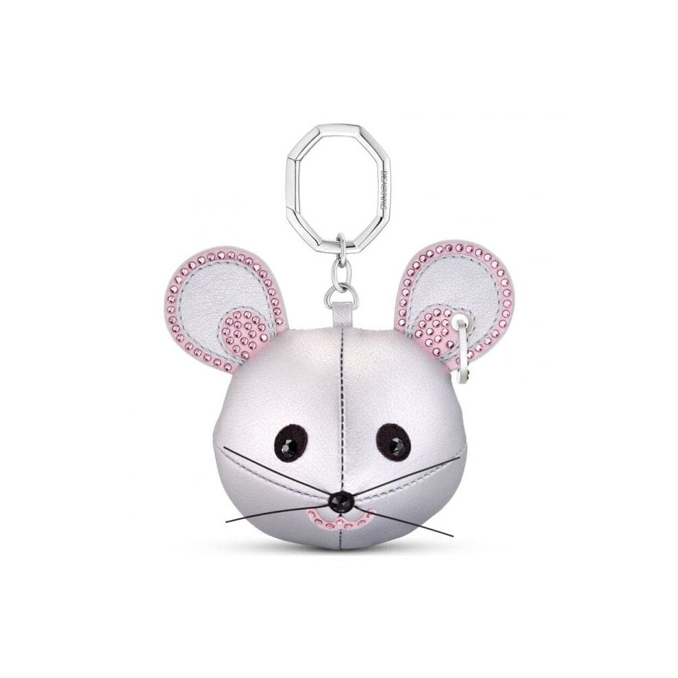 Swarovski Icons Stainless Steel Multicoloured Mouse Keyring 5650129