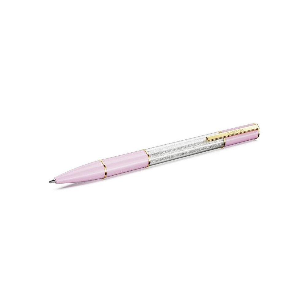 Crystalline Lustre Gold-tone Plated Pink Pen 5693725