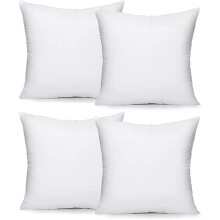 (Pack of 4,  22" x 22" (55 x 55cm)) Lancashire Textiles Microfibre Cushion Pads
