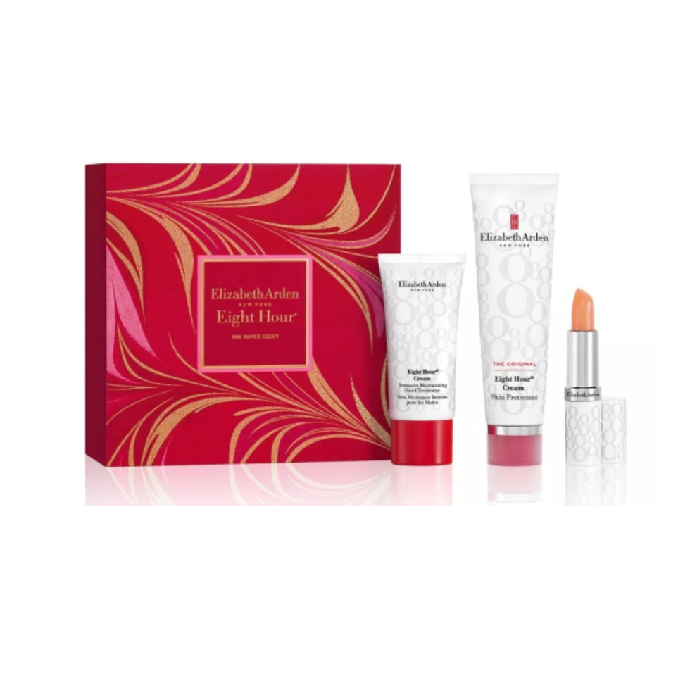 Elizabeth Arden Eight Hour Cream 3pc Gift Set 50ml Skin, 30ml Cream