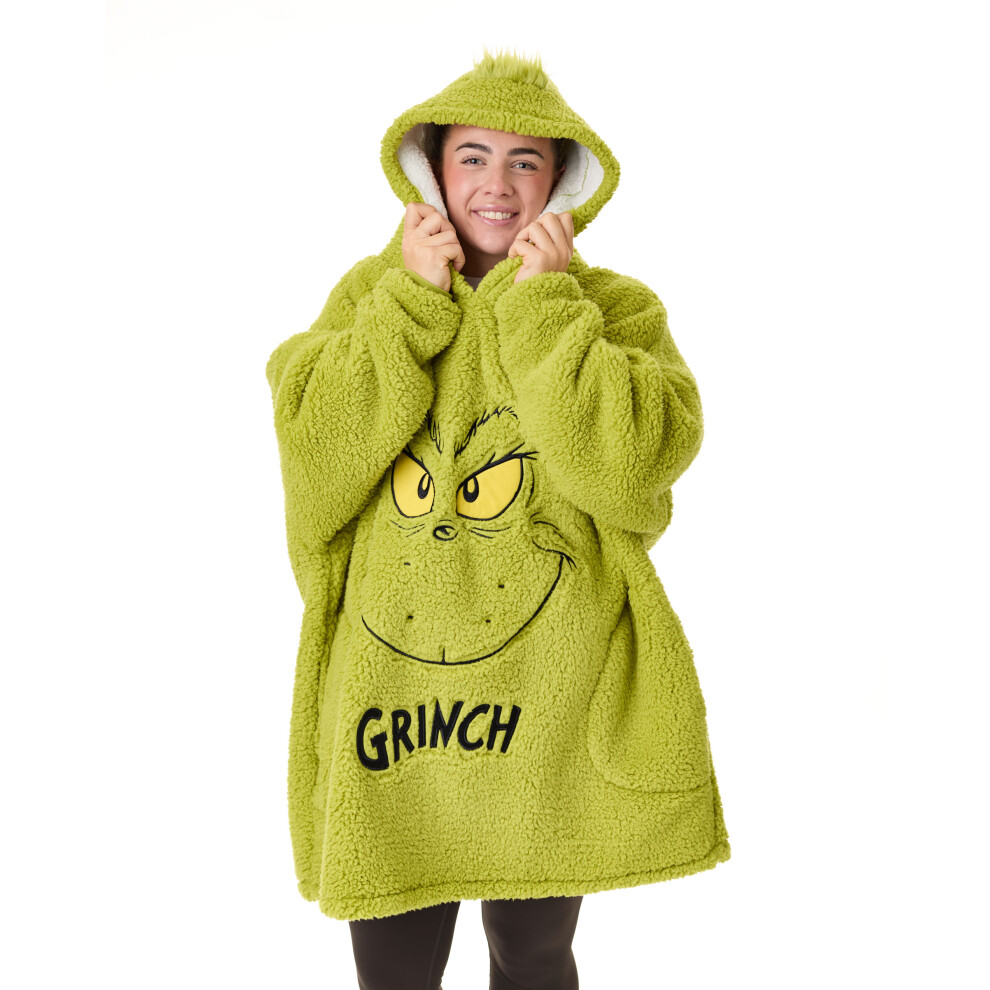 The Grinch Blanket Hoodie (Mens Green)