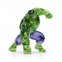Swarovski Hulk Green Crystal Sculpture 5646380 - Dynamic 578-Facet Fist-Ready Hulk Figurine