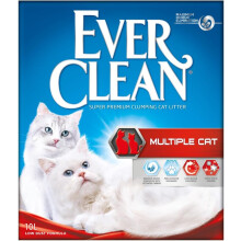 (Multiple Cat) Ever Clean Clumping Cat Litter Scented for Long-lasting freshness, Maximum Odour Elimination, 10L