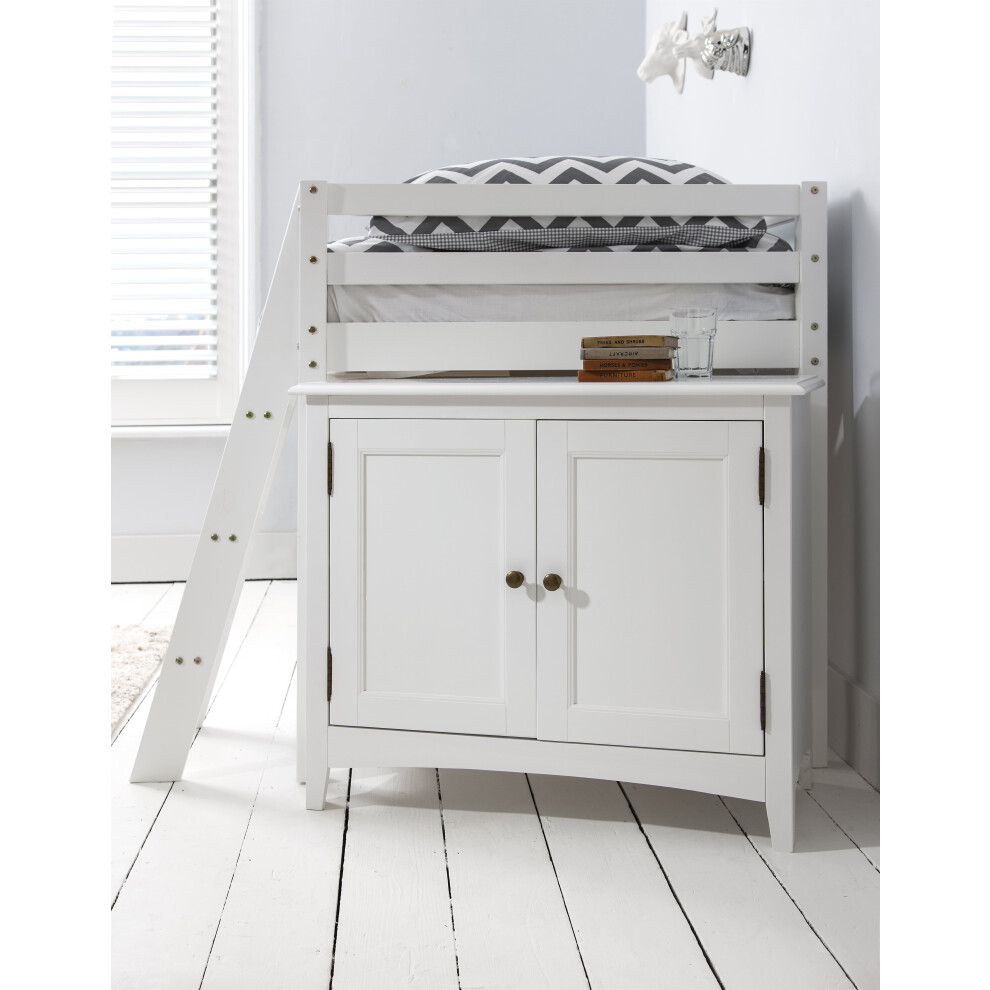 Moro Cabinet Underbed Storage Unit in Classic White