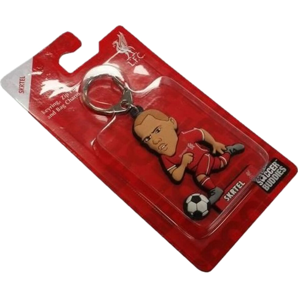 Official LIVERPOOL FC PVC player shape "MARTIN SKRTEL" keyring