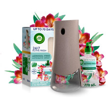 (Eucalyptus & Freesia) Air Wick Aerosol-Free Automatic Air Freshener Spray Kit Active Fresh Odour Neutraliser, Lasts Up to 70 Days, Air freshener For Home