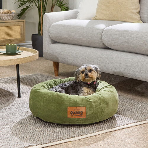 Slumberdown (Green, Small) Paws for Slumber Donut Pet Bed