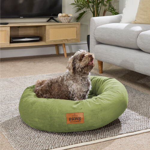 Slumberdown (Green, Medium) Paws for Slumber Donut Pet Bed