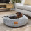 Slumberdown (Grey, Large) Paws for Slumber Donut Pet Bed 1