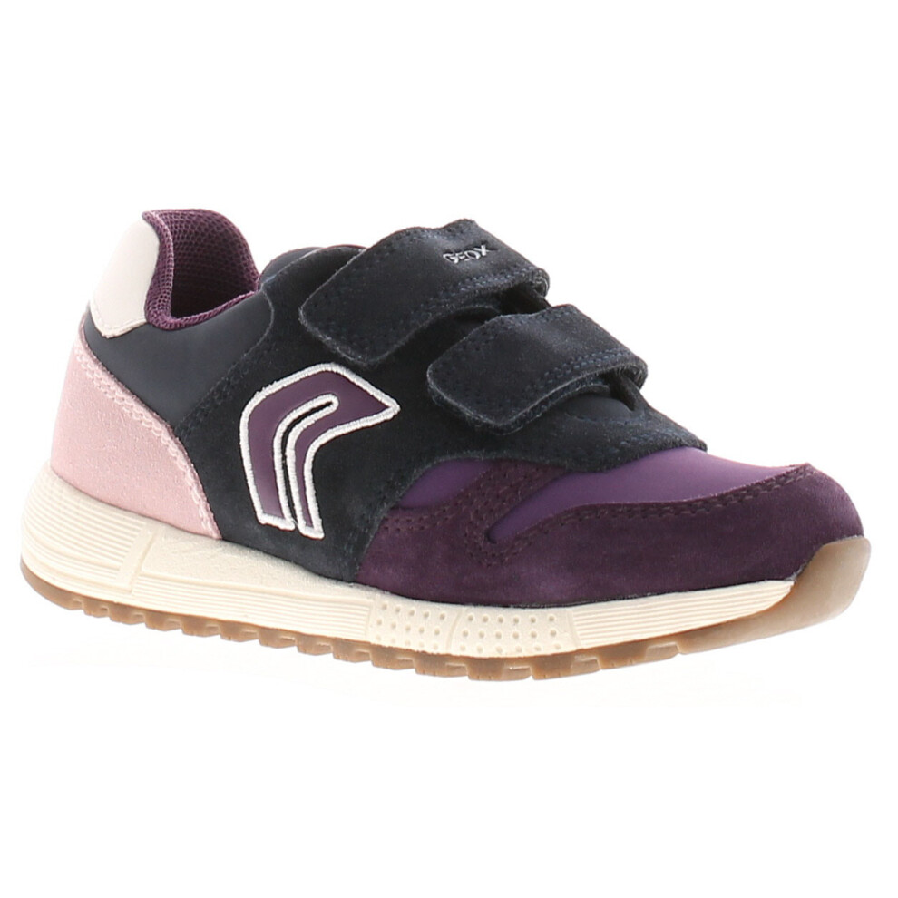 (Purple, 7.5 (Children's)) Geox Infants Girls Trainers Alben Girl A Touch Fastening purple UK Size