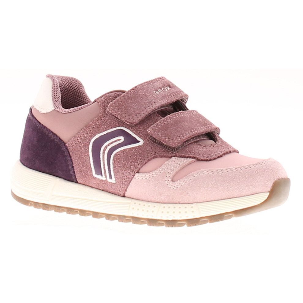 (Pink, 5 (Children's)) Geox Infant Childrens Trainers Alben Girl A Touch Fastening pink UK Size