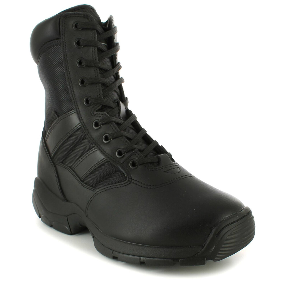 (Black, 6 (Adults')) Magnum Mens Work Boots Combat Reinforced Toe Panther 8 inch zip Lace Up black UK