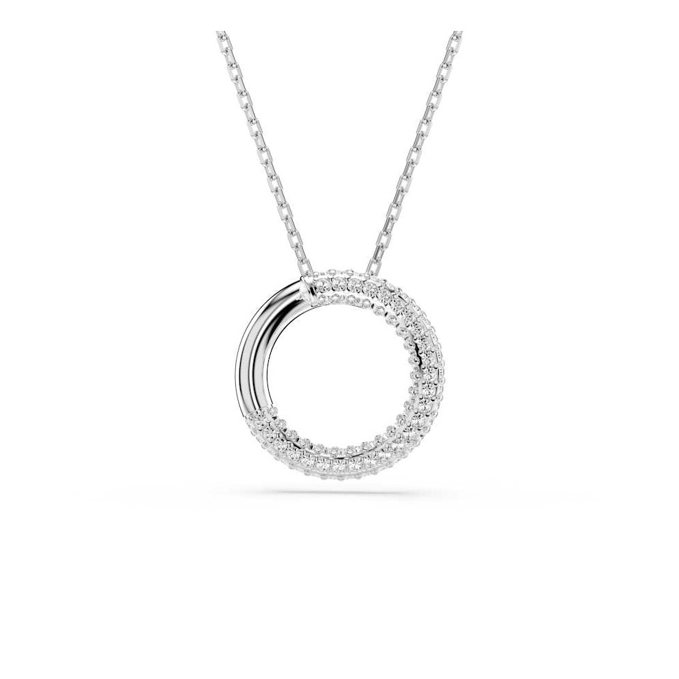 Dextera Rhodium Plated White PavÃ Pendant 5692737