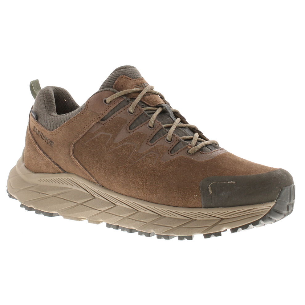 Karrimor (Brown, 7 (Adults')) Mens Walking Trainers Boots Goshawk Low Wt Leather Lace Up Gunsmoke Uk