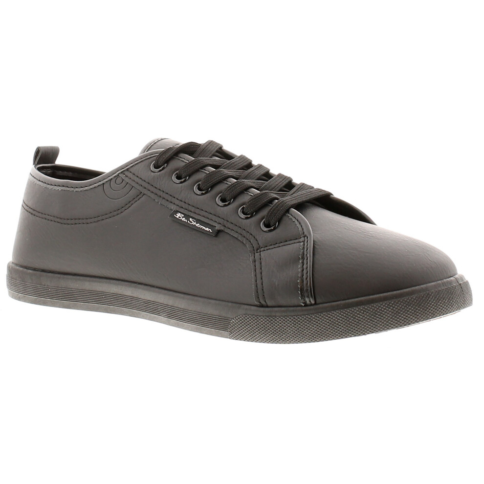 (Black, 10 (Adults')) Ben Sherman Mens Shoes Casual Southside Lace Up black UK Size