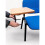 Blue Padded Stacking Chair Double Writing Tablet 5