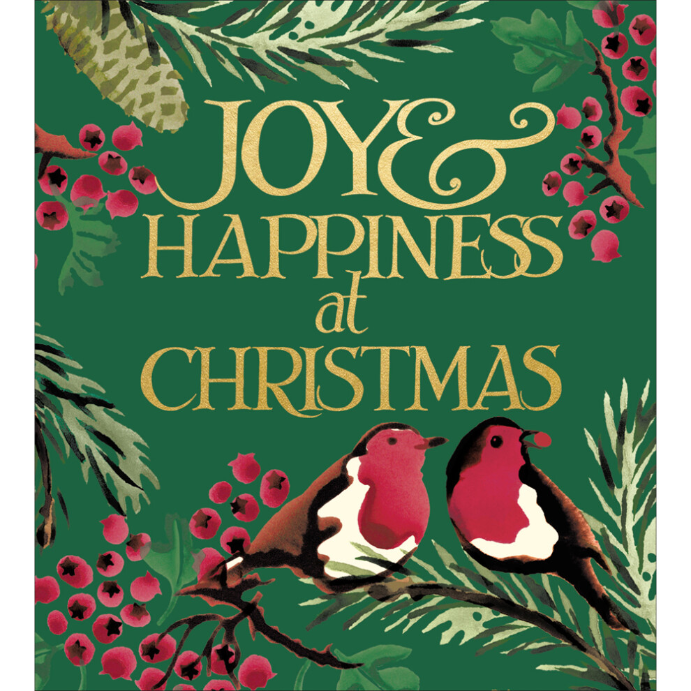 Pack Of 5 Emma Bridgewater Joy & Happiness At Christmas Charity Christmas Cards