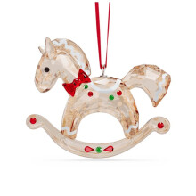 Swarovski Holiday Cheers Gingerbread Rocking Horse Ornament 5627608