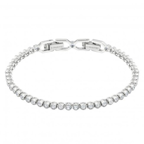 Swarovski Bracciale - Swarovski - Emily - Platino - 17 cm - Cristalli SWAROVSKI ELEMENTS