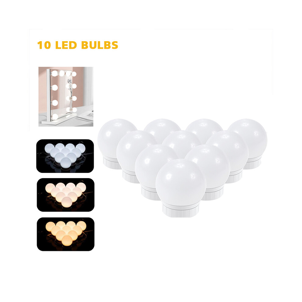 Mdsrjone (10Led 1Pc) Led Makeup Mirror Light Bulbs Usb Charging Vanity Makeup Mirror Lights
