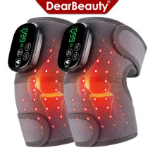 (1PAIR) Red Light Therapy Knee Massager with Heating Rechargeable 5-Levels Heated Elbow Shoulder