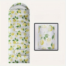 (Lemons) Portable Envelope Sleeping Bag, All Seasons Universal Surface Waterproof, Inner Cotton Warm Sleeping Bag
