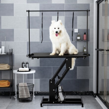Adjustable Anti Rust Black Animal Pet Grooming Table Stand