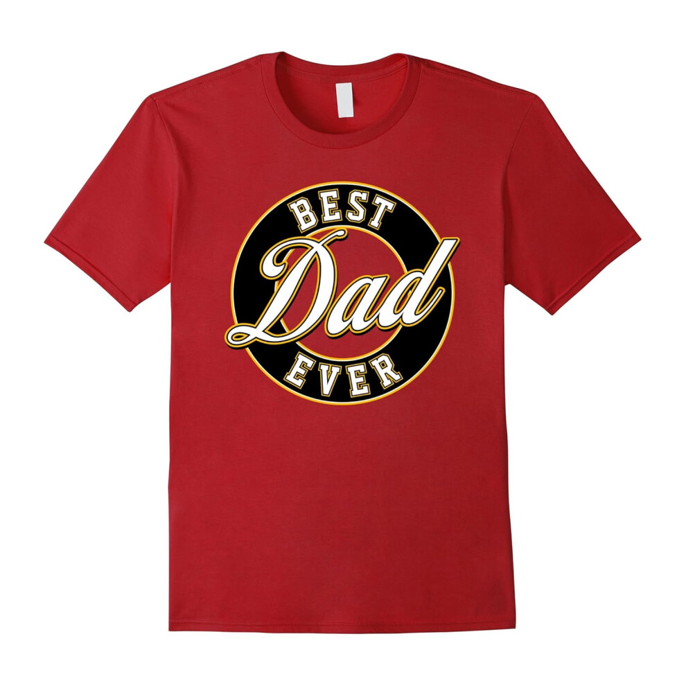 (M) Mens Best Dad Ever T-Shirt (Father's Dayassic Fit)-Father's Day