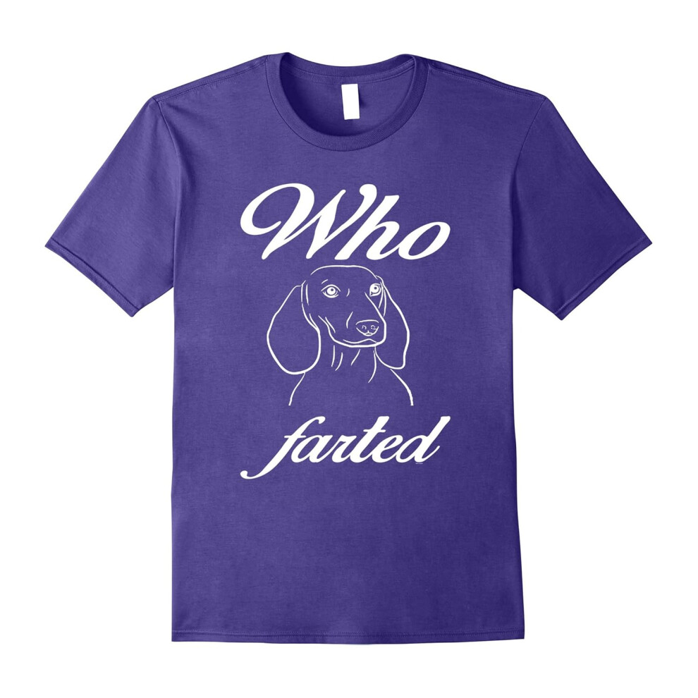 (S) Dachshund gifts for dog lovers owner farted t shirt-Father's Day