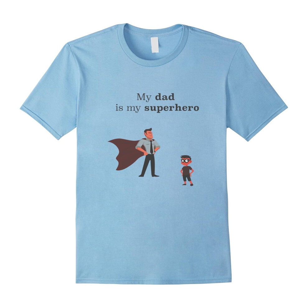 (S) My Dad is my Superhero T-shirt-Father's Day