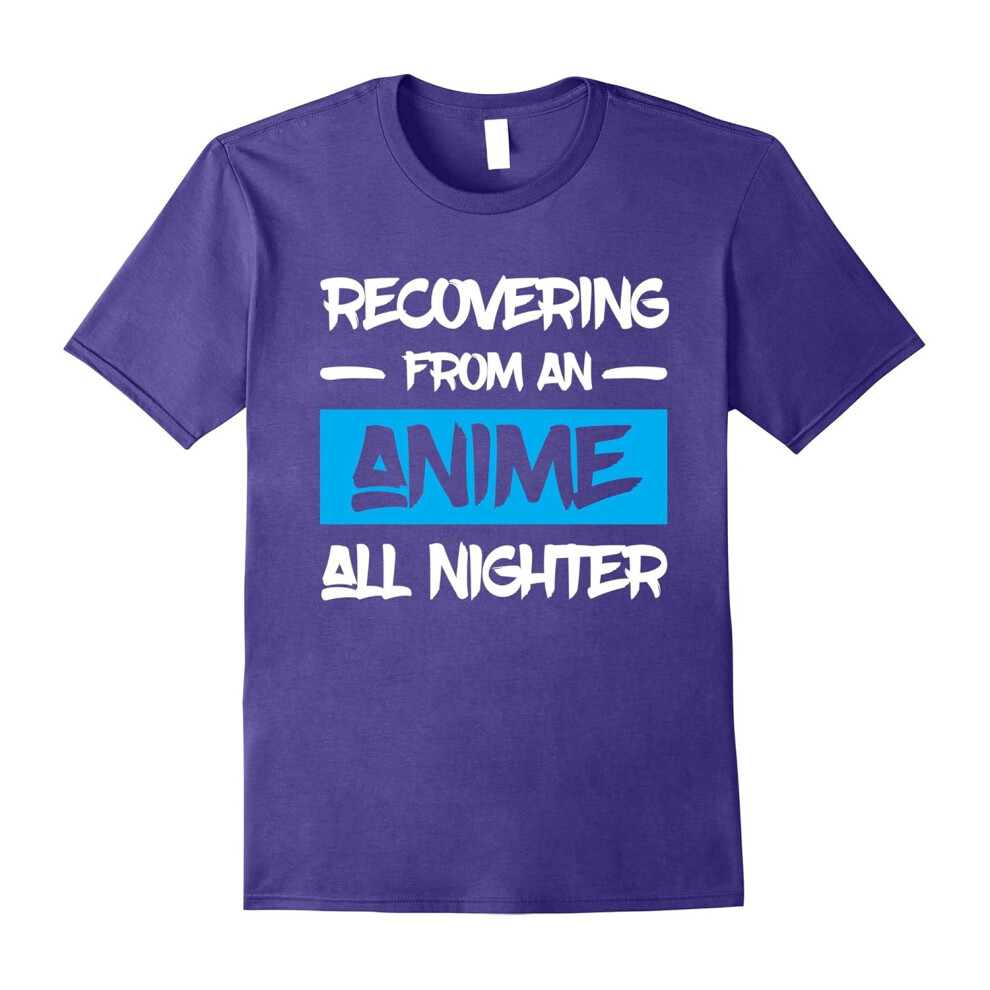 (S) Anime Graphic Tees Gifts Novelty T-Shirt â Anime All Nighter-Father's Day