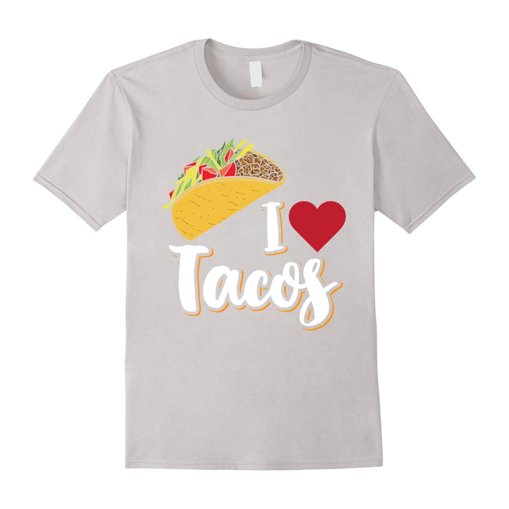 (XXXL) I Love Tacos T-Shirt-Father's Day