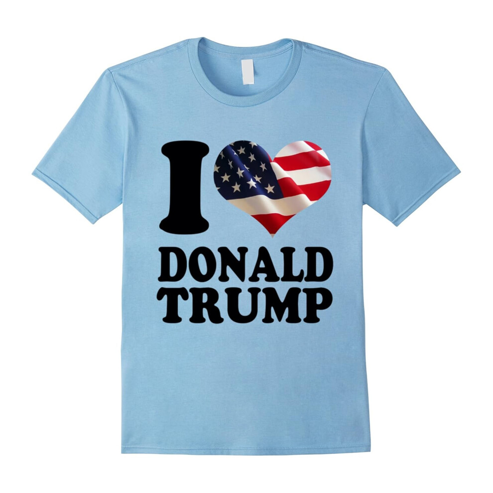 (XXXL) I Love Donald Trump Tshirt-Father's Day