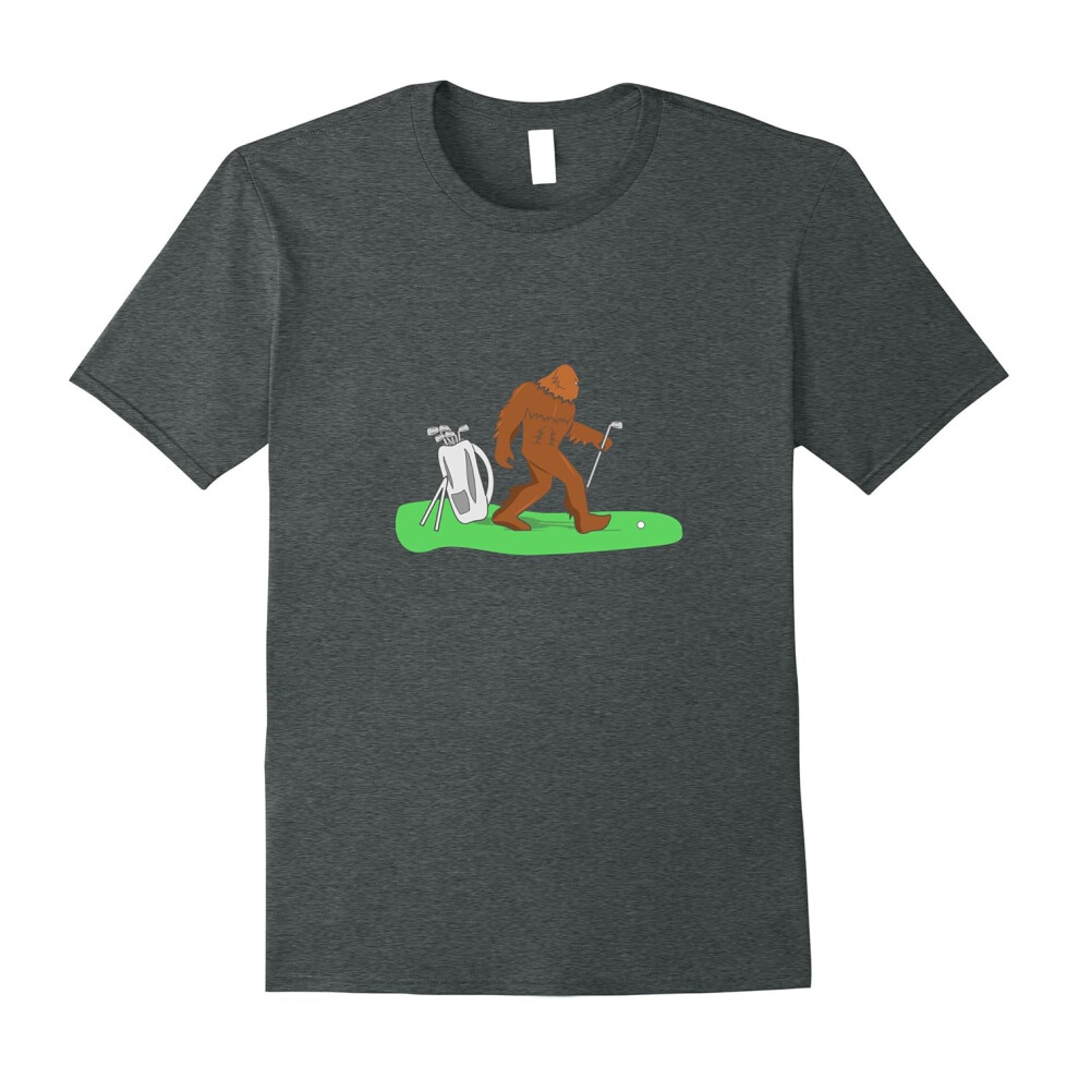 (L) Golfing Gifts- Bigfoot Golfer- Funny Bigfoot Golf T Shirt-Father's Day