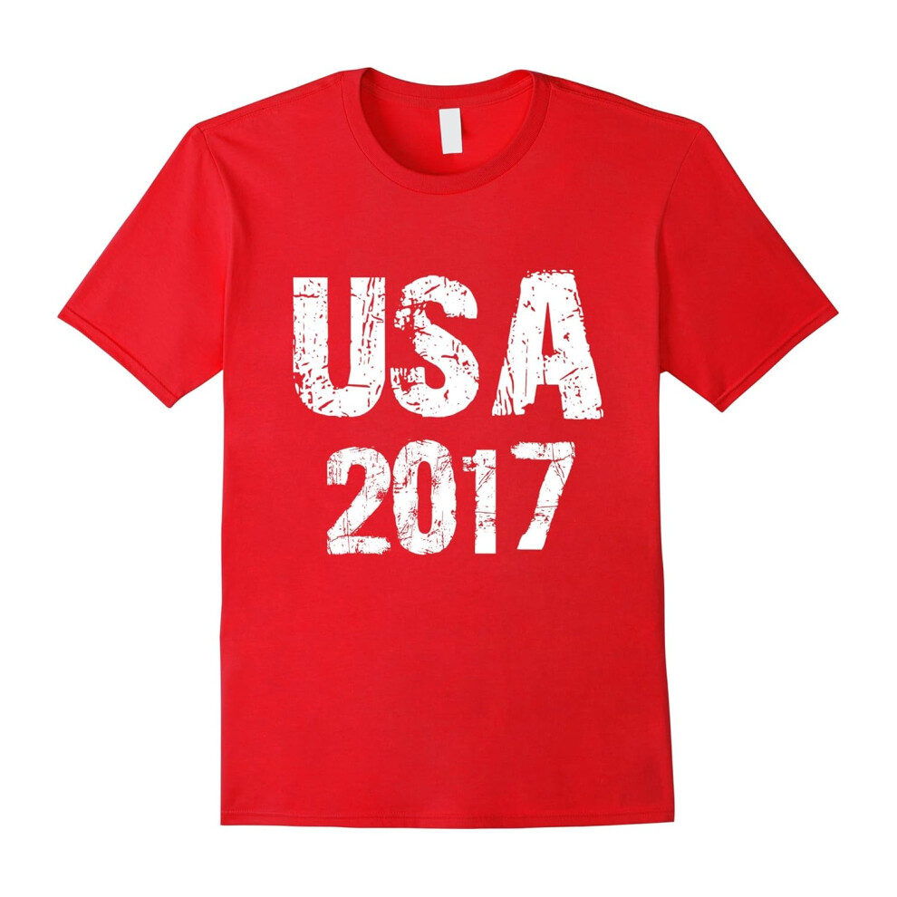 (M) USA 2017 T-Shirt | Gifts for New Year 2017-Father's Day