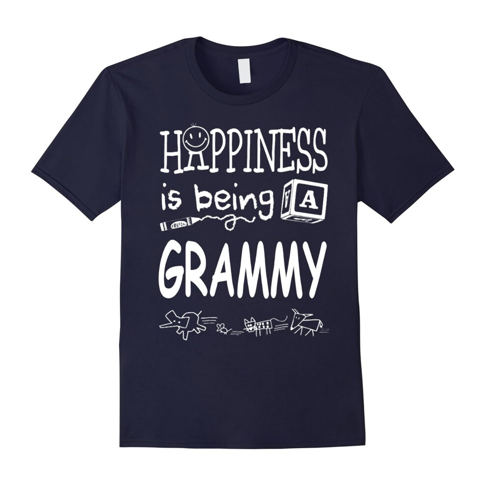 (XL) Happiness Is Being A Grammy T-Shirts Gifts For Grandmas-Father's Day