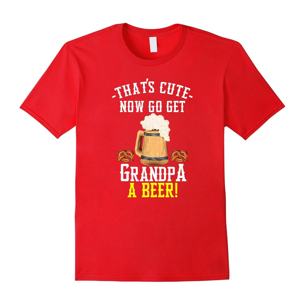 (XXXL) Grandpa Gifts Go Get Grandpa a Beer-Father's Day